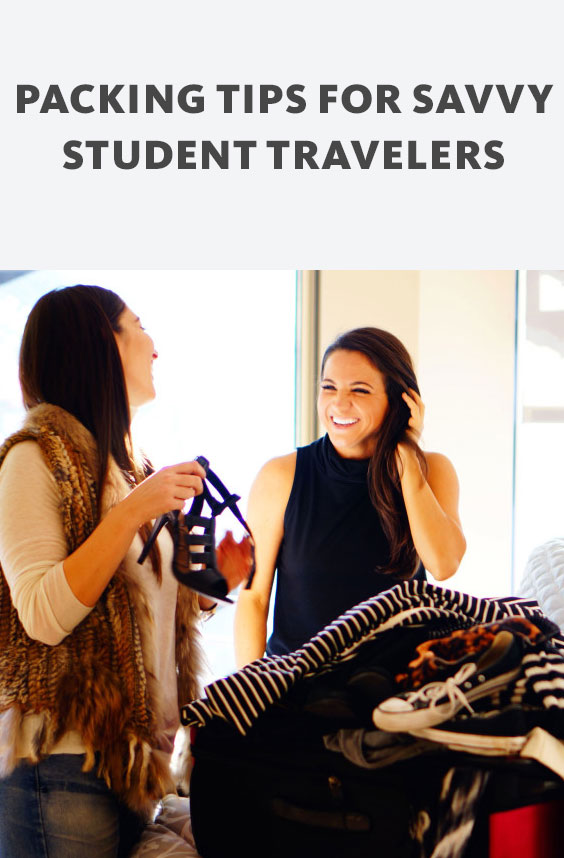 Get packing tips and travel advice for study abroad. With a little strategy, you can fit every necessity for life abroad into a single suitcase.