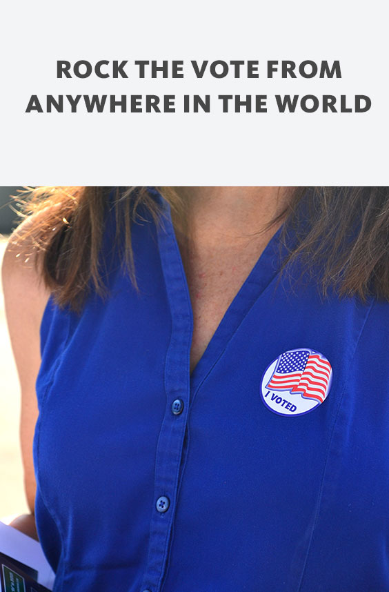 In case you were not aware, you can vote in the upcoming US election from abroad! Awesome, right? Here are a few simple steps to register and vote.