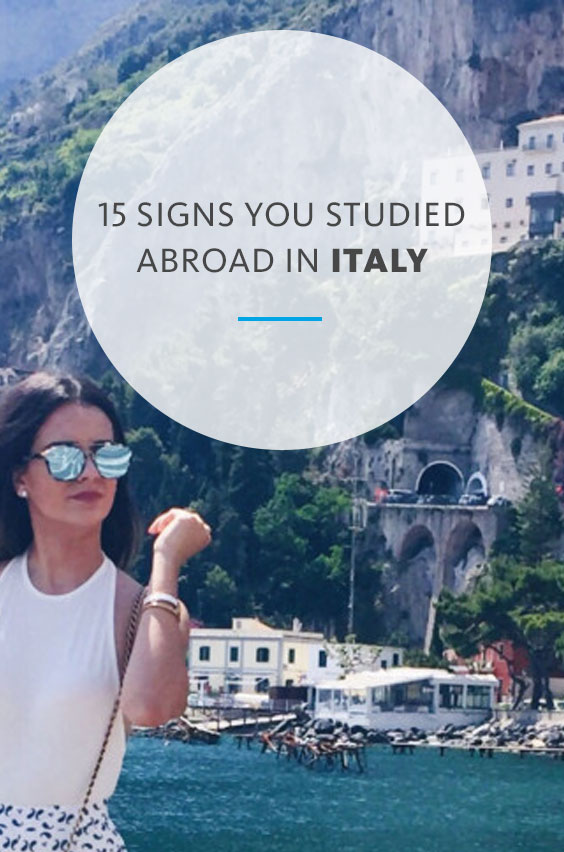 If you get that gelato is a food group, own one too many scarves and reminisce daily about the time you studied abroad in Italy, this is for you.