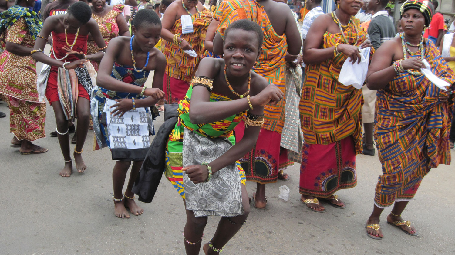 Ghanian dancers