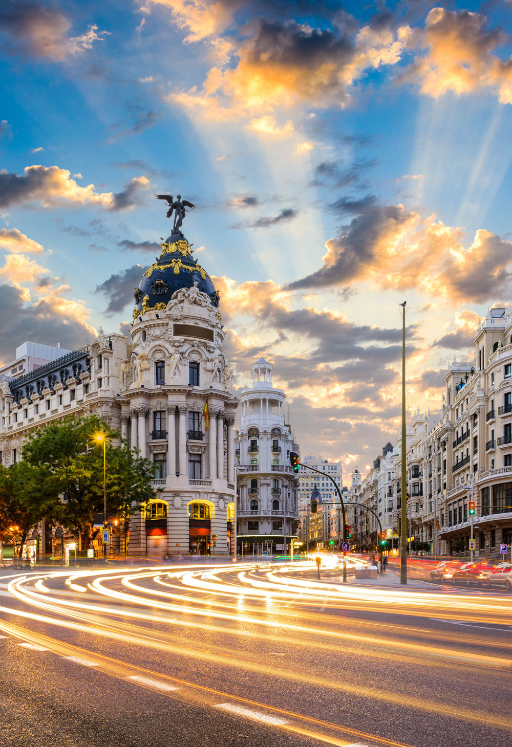 Madrid Spain on Gran Via