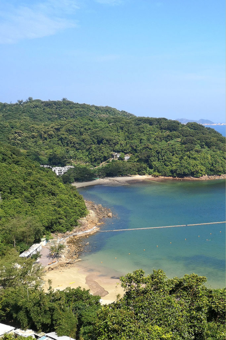 Clear Water Bay beach panorama, Hong Kong