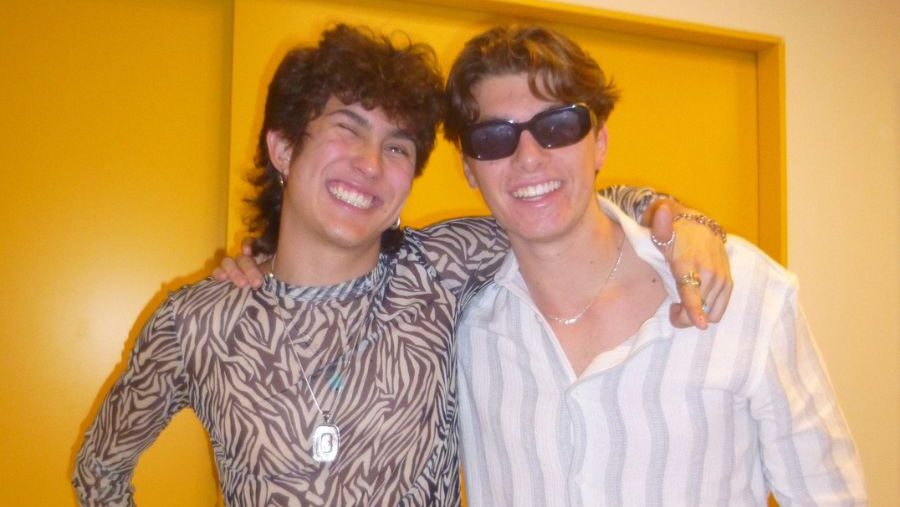 firenze-feature Trey and friend posing in apartment in Italy