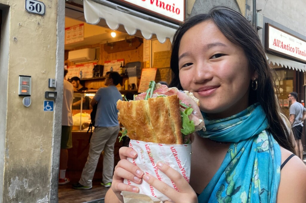 Sandwich from All’Antico Vinaio in Florence