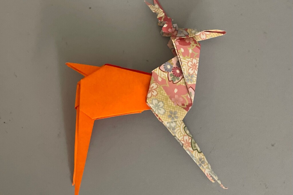 Origami deer from a stranger