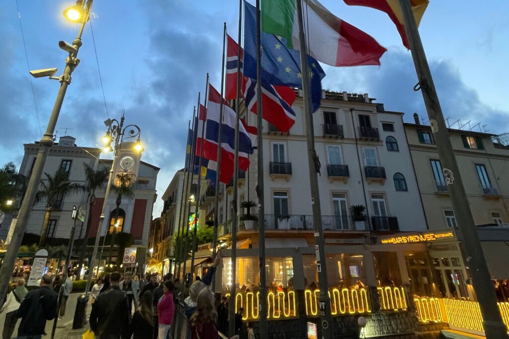 Street view of Sorrento, Italy