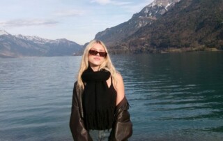 Ava Williams (UCI) at Interlaken, traveling on a college budget